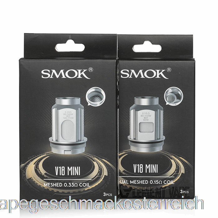 Smok Tfv18 Mini Ersatzspulen 0,2 Ohm Tfv18 Mini Mesh Spulen Vape Geschmack